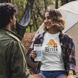 Camiseta La vida es mejor alrededor de una fogata