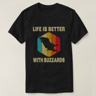 Camiseta La vida es mejor con buitres