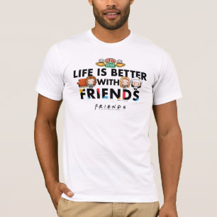 Camiseta La vida es mejor con el arte de la teoría de amigo