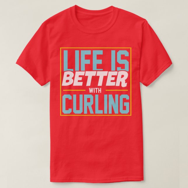 Camiseta La Vida Es Mejor Con El Curado (Diseño del anverso)