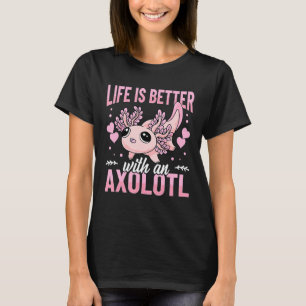 Camiseta La Vida Es Mejor Con El Salamandra Mexicano