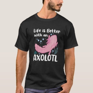 Camiseta La Vida Es Mejor Con El Salamandra Mexicano