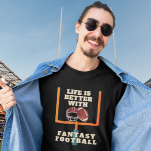 Camiseta La Vida Es Mejor Con Fantasía