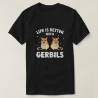 La Vida Es Mejor Con Gerbils Funny Gerbil Lover