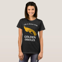 La vida es mejor con Golden Orioles Birdwatcher
