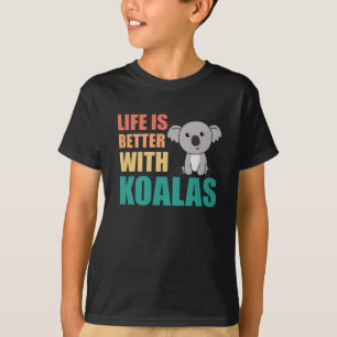 Camiseta La Vida Es Mejor Con Koalas Sweala Koala