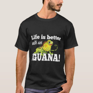 Camiseta La Vida Es Mejor Con La Iguana T