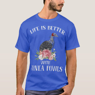 Camiseta La vida es mejor con la ropa divertida de las aves
