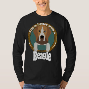 Camiseta La Vida Es Mejor Con Los Dueños De Beagle Beagle