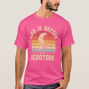 Camiseta La vida es mejor con los hombres escoceses retro e