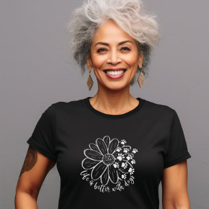 Camiseta La vida es mejor con los perros