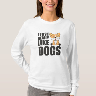 Camiseta La Vida Es Mejor Con Los Perros Dulce Perro Corgi 