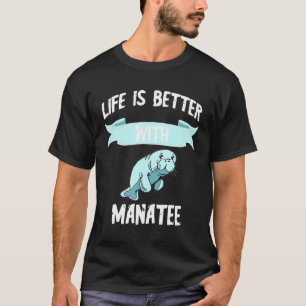 Camiseta La Vida Es Mejor Con Manatee Chubby Mermaid Sea Co