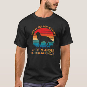 Camiseta La Vida Es Mejor Con Mi Nord Kooikerhondje D