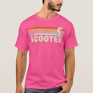 Camiseta La vida es mejor con Scooter Escooter Electro Scoo