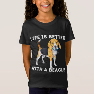 Camiseta La Vida Es Mejor Con Un Beagle - Beagle Dog Lover 