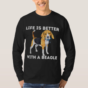 Camiseta La Vida Es Mejor Con Un Beagle - Beagle Dog Lover 