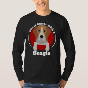Camiseta La Vida Es Mejor Con Un Beagle Beagle Owners Beagl