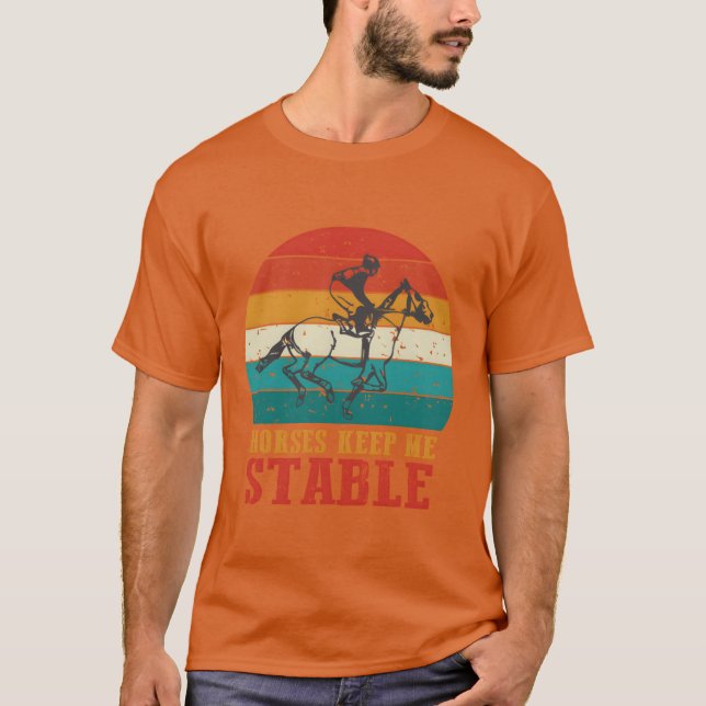 Camiseta La Vida Es Mejor Con Un Caballo Montando A Caballo (Anverso)