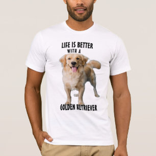 Camiseta La vida es mejor con un tee de [raza de perro], pa