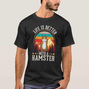 Camiseta La vida es mejor con una Prima Hamster Wheel