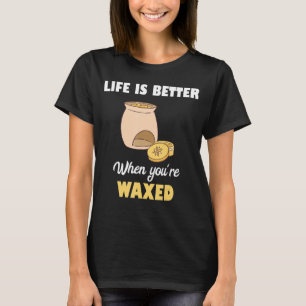 Camiseta La vida es mejor cuando estás preso de cáncer de p