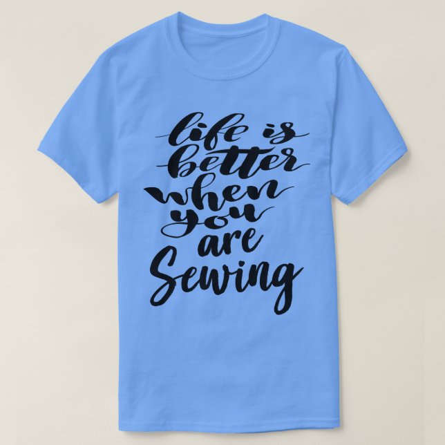 Camiseta La vida es mejor cuando se mastica (Diseño del anverso)