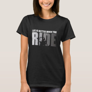 Camiseta La Vida Es Mejor Cuando Viajas, UTV SXS 4 Ruedas