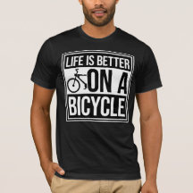 La vida es mejor en bicicleta Cita de ciclismo Dep