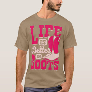 Camiseta La vida es mejor en Boots