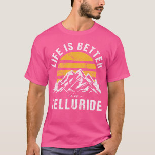 Camiseta La Vida Es Mejor En El Béisbol De Telluride Colora
