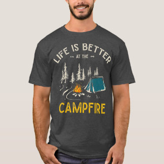 Camiseta La Vida Es Mejor En El Campamento Camionero De Cam
