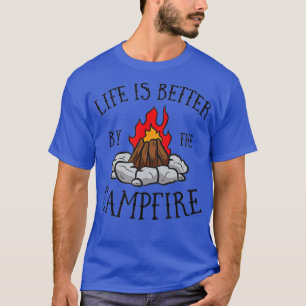 Camiseta La Vida Es Mejor En El Campamento De Campbell Scou