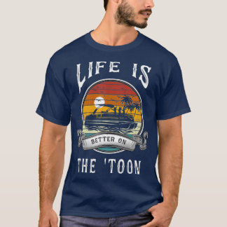 Camiseta La Vida Es Mejor En El Capitán Del Barco De Toon P