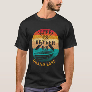 Camiseta La Vida Es Mejor En El Humor De Bote Gracioso De G