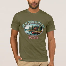 Camiseta La vida es mejor en el lago