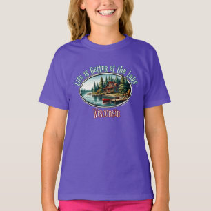 Camiseta La vida es mejor en el lago