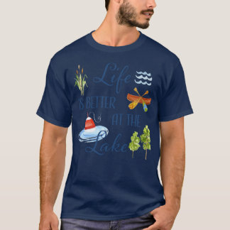 Camiseta La Vida Es Mejor En El Lago