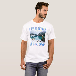 Camiseta La vida es mejor en el lago