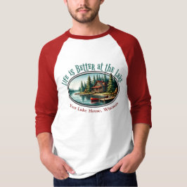 Camiseta La vida es mejor en el lago