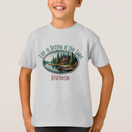 Camiseta La vida es mejor en el lago