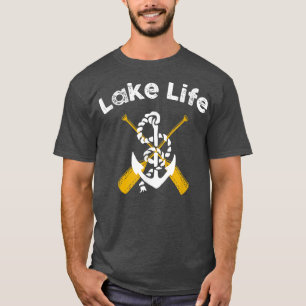 Camiseta La Vida Es Mejor En El Lago Pesquero LAGO LI