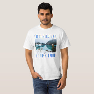 Camiseta La vida es mejor en el lago T-Shirt