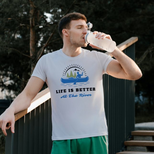 Camiseta La vida es mejor en el río (Subido por el creador)