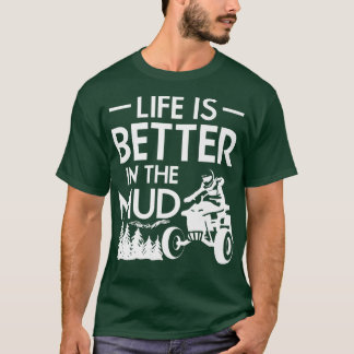 Camiseta La Vida Es Mejor En El Viajero De Bicicleta De Bar