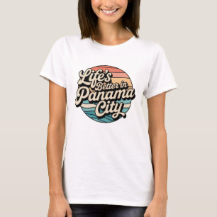 Camiseta La vida es mejor en la ciudad de Panamá