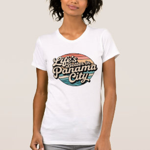Camiseta La vida es mejor en la ciudad de Panamá