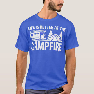 Camiseta La Vida Es Mejor En La Fogata