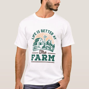 Camiseta La Vida Es Mejor En La Granja