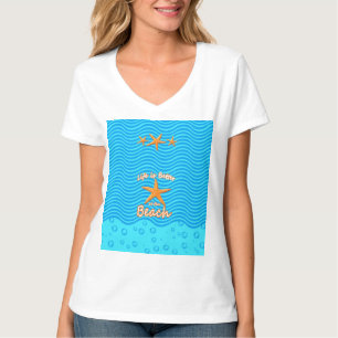 Camiseta la vida es mejor en la playa